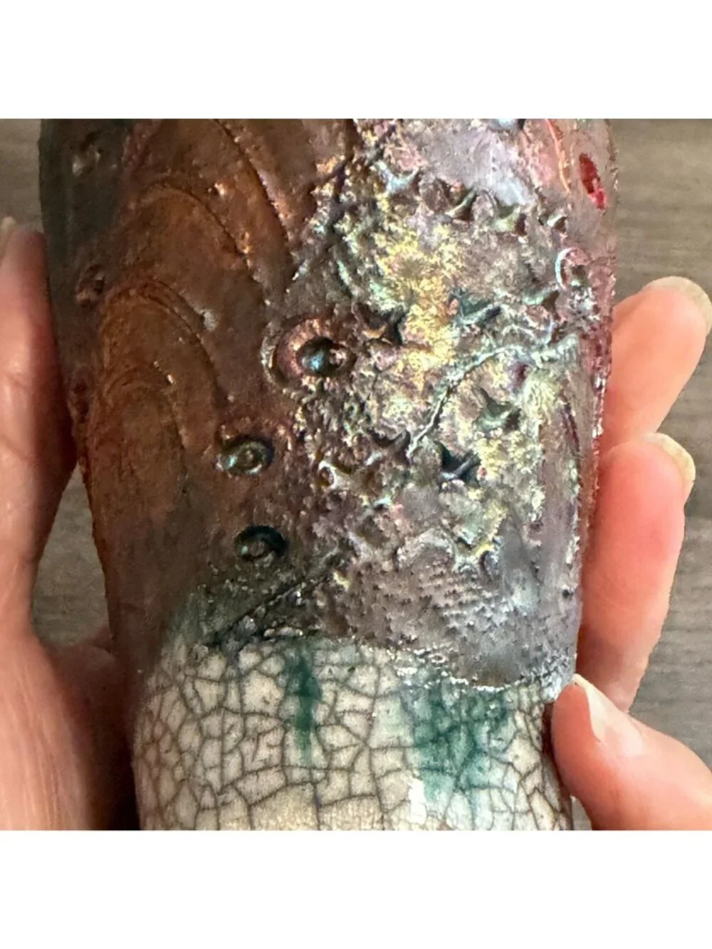 Bruce Odell Raku Studio Art Pottery 5.5